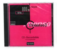 CD INTENSO 800/90 min
