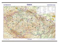 Česko – vlastivědná mapa – školní nástěnná mapa