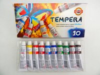 Temperové barvy 10 odstínů