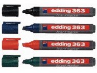 Značkovač Edding 363-stíratelný červená