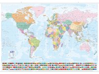 Svět – státy a území – nástěnná mapa