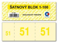 Šatnové bloky 1-100 čísel, ET290