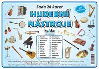Sada 24 karet - hudební nástroje A5 (21x15 cm)-NOVINKA
