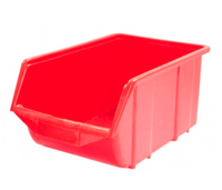Plastový zásobník Ecobox large - červený