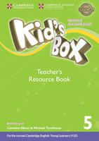Kid's Box Level 5 - 2nd Edition Updated - Teacher's Resource Book with Online Audio (příručka učitele)