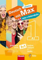 Deutsch mit Max neu+interaktiv A1.1-barevný pracovní sešit 3v1