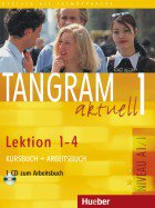 Tangram aktuell 1-Lektion 1-4-Kursbuch+Arbeitsbuch mit Audio-CD