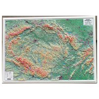 Plastická mapa ČR 103 x 73 cm