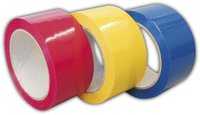 Balící lepící pásky barevné žlutá