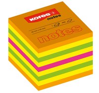 Neonové samolepicí bločky Kores Cubo 75x75 mm