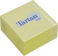 Samolepící kostka Tartan, žlutá, 76x76 mm, 400 listů