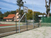 Basketbalová konstrukce streetball - exteriér (ZN), vysazení 1,2 m + pouzdro, CERTIFIKÁT