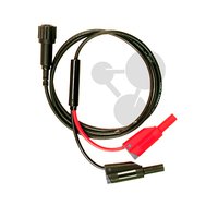 Kabel BNC/zdířky o Ø 4 mm v bezpečnostním provedení (samec) s odbočkou