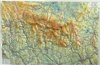 Plastická mapa Krkonoše 90 x 62 cm