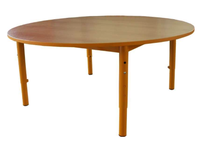 Stůl trubkový kulatý stavitelný