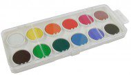 Vodové barvy 30 mm 12 odstínů