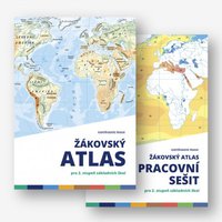Žákovský atlas pro 2. stupeň-učebnice+pracovní sešit-NOVINKA